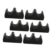 6Pcs Plastic Calligraphy Brush Pen Holder Set for Chinese Writing and Painting, Durable Desktop Brush Stand