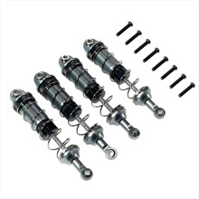RC Car Shock Absorbers 1/16 Scale Oil Filled Shocks for MJX 16207 16208 H16 H16BM Front and Rear Upgrade Set