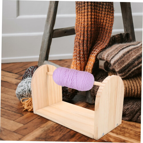 Manual Yarn Winder and Thread Spool Holder Compact Tangle Organizer for Knitting Sewing 2