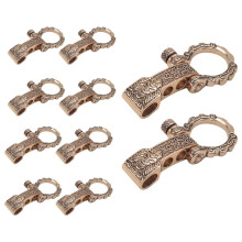 Paracord Buckles Bow Clasps Screw Pin Anchor Shackle Adjustable Shackles Buckles for Paracord Bracelet Belt Gold 10PCS