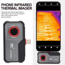 HTI HT-203U Cámara Térmica de Píxeles -20 -550 Cámara Termográfica Infrarroja para Teléfono Móvil Android Tipo C para Reparación Eléctrica