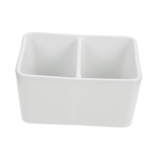 Large Capacity Ceramic Ink Container with Stable AntiSpill Base and Brush Rest for Calligraphy Artists