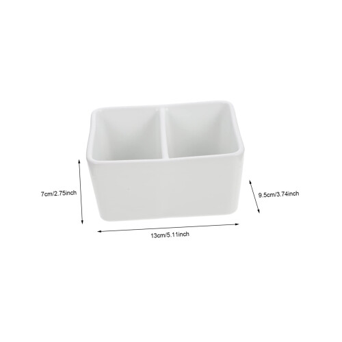 Large Capacity Ceramic Ink Container with Stable AntiSpill Base and Brush Rest for Calligraphy Artists 1