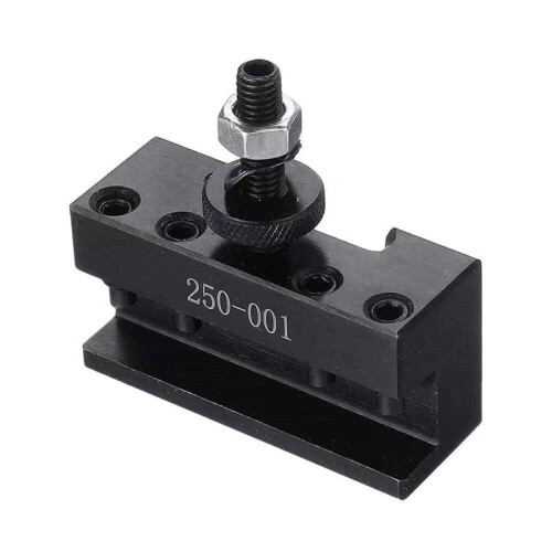 OXA-Wedge Type Tool Post Set Wedge Type Tool Post Quick Change Turning and Facing Holder Fit for Lathe Tool Holder,A