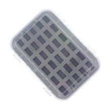 Sewing Bobbin Box Set of 2 with Sponge Insert, Secure Locking Compact Organizer for Machine Spools