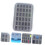 Sewing Bobbin Box Set of 2 with Sponge Insert, Secure Locking Compact Organizer for Machine Spools 2