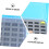 Sewing Bobbin Box Set of 2 with Sponge Insert, Secure Locking Compact Organizer for Machine Spools 3