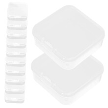 Stackable Storage Boxes 50pcs Set, Organizer Boxes with Lids for Crafts Beads Nail Art and Jewelry