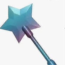 (Blue) 3D Printed Tap-to-Pay Wand 14-inch, Credit Card Wand, Star Shaped Magic Wands Contactless Payment Card Holder Wands
