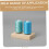 Wooden Thread Spool Holder Set, Adjustable Sewing Thread Organizer, 2Piece Rack for Home and DIY Crafts 4