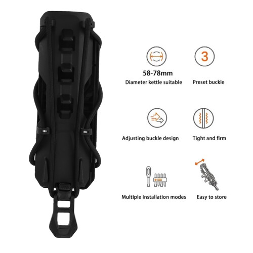 Sturdy Motorcycle Bottle Holder Adjustable 1