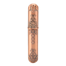 Rose Gold Metal Needle Storage Case, Vintage Embroidery Needle Holder Organizer for Sewing Accessories