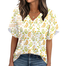 Zomertop voor dames, zonder positie en met-Beige XL