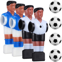 4Stk Resin Fußball Spieler Mehrfarbig Robust Für