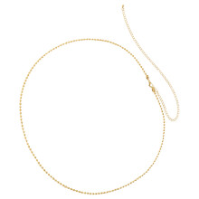 1Stk Damen Taillenkette Golden Kupferperlen Party