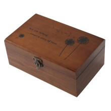 Wooden Sewing Box Vintage Needle Storage Organizer for Pins Beads Sewing Supplies Durable Compact Design