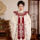 Delicate Red Embroidered Neck Scarf Lightweight And Comfortable 7