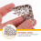 5Stk Metall Ecke Schutz Silber Handtasche Zubehör DIY 7