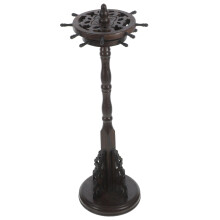 Wooden Calligraphy Brush Holder Stand with Solid Wood Construction, Elegant Chinese Pen Organizer