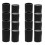 8Sets Einfach Montage Keyboard Stand Füße Schwarz 1