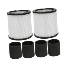 90304 Wet Dry Vacuum Filter Cartridge Fits-2 cores 4 cotton