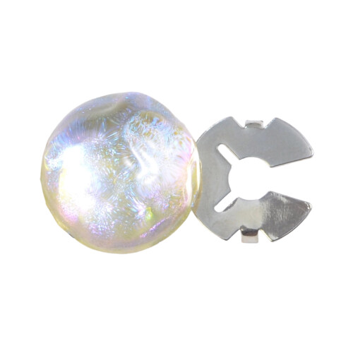 Unique Glittering Water Waved Cufflinks For Formal-light yellow