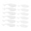 40 Pcs Mini Calligraphy Ink Dish Set, White Plastic Palette with Brush Rest for Artists 1