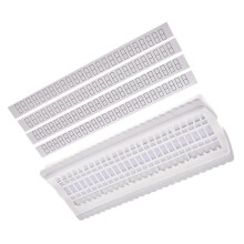 White Plastic Cross Stitch Thread Organizer Floss Holder for Tangle Embroidery and Sewing Crafts