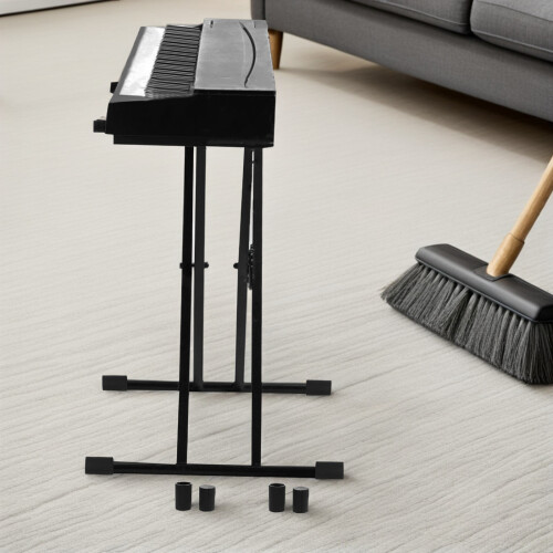 8Sets Einfach Montage Keyboard Stand Füße Schwarz 2