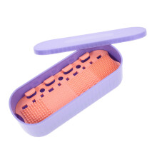Makeup Brush Holder with Upright Drying and Easy Clean Design, Travel Makeup Brush Cleaning Organizer