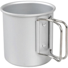(Silver) Aluminum Camping Cups,Collapsible Water Cups,Outdoor Camping, Coffee Cups,Picnic Cups GuR800