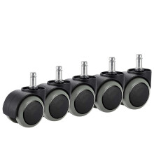 Toimistotuolin pyörät, 5 kpl, sopii IKEA-tuolille (10 mm x 22 mm), kestävä