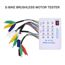 Testador de Motor Brushless para Carro Elétrico, Bicicleta Elétrica e Scooter - Testador de Controlador de Motor Brushless 24V/36V/48V/60V/