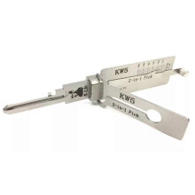 Nueva herramienta de cerrajería Kw1 Kw5 Sc1 Sc4 para ranura de llave de 5 pines, metal plateado, herramientas útiles para automóviles