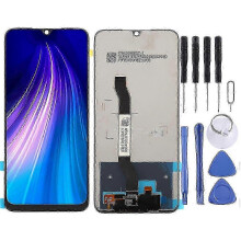 Tela LCD TFT compatível com Xiaomi Redmi Note 8 com conjunto completo de digitalizador (preta) Boris