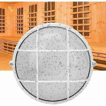 Sauna Lamp-Explosion Anti-High Temperature Humidity Proof Round Lamp Accessory for E27 Thread Sauna