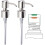 Ersatz-Seifenspender 24 mm, gebürstet, hohe Qualität, 2er-Pack 1