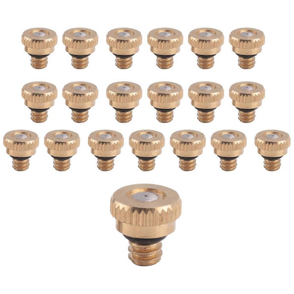 20Pcs Brass Misting Nozzles 0.012 Inch(0.3 Mm) Water Spray Nozzle 3457892514943