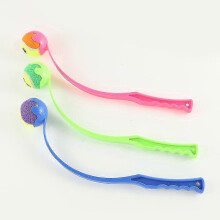 Conjunto de 3 Bolas de Arremesso para Cães - Brinquedo Resistente para Treinamento de Mastigação - Corda Retrátil Automática - Alta Qualidade