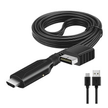 WIISTAR for PS2 To HDMI-Compatibale o Video Converter Adapter Support for PS 1/2 for HDTV PC Ful