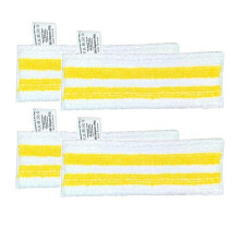 Conjunto de 4 panos de microfibra para lixar pisos, compatíveis com as lixadeiras Karcher Easyfix SC2, SC3, SC4 e SC5.