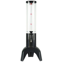 Torre Dispensadora de Cerveja de 1,5L com Torneira Integrada - Preta