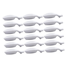 20pcs Chinese Calligraphy Brush Rest and Ink Dish Set, 2 in 1 Design, Easy Clean, Lightweight
