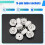 10PCS 9Pin Ceramic Vacuum Tube Socket for 12AX7 12AU7 Silver-Plated 4