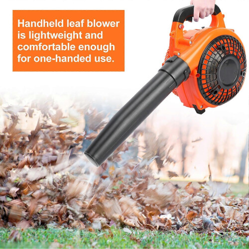 Cordless Petrol Leaf Blower 26cc Handheld Garden Blower with Powerful Engine & Accessories 1