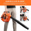 Cordless Petrol Leaf Blower 26cc Handheld Garden Blower with Powerful Engine & Accessories 5