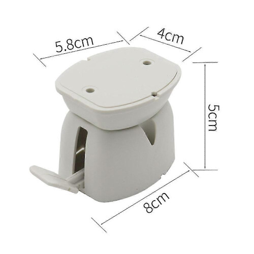 Coachman Elddis Caravan Door Retainer Catch 2006+ Replacement Kit White Plastic 1