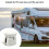 Coachman Elddis Caravan Door Retainer Catch 2006+ Replacement Kit White Plastic 4