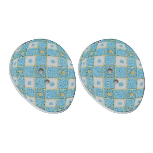 100Pcs Button Set Colored Egg Shape Wooden Sewing Decorative Buttons with Perforations 1