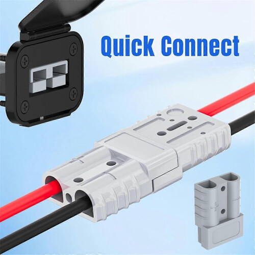 Anderson Connector,8AWG 50AMP Battery Quick Connect Connector 1
